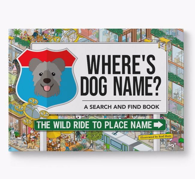 Personalised Hungarian Pumi Book: Where's Dog Name? Volume 3